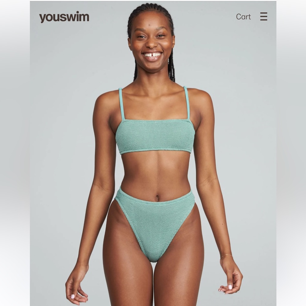 Youswim Poise Bikini in Sage in Size Stretch 1 (US 2-14)